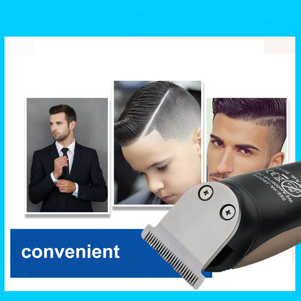 Electric Hair Clipper Razor Trimmer Cutter USB Beard Removal Haircut Kit