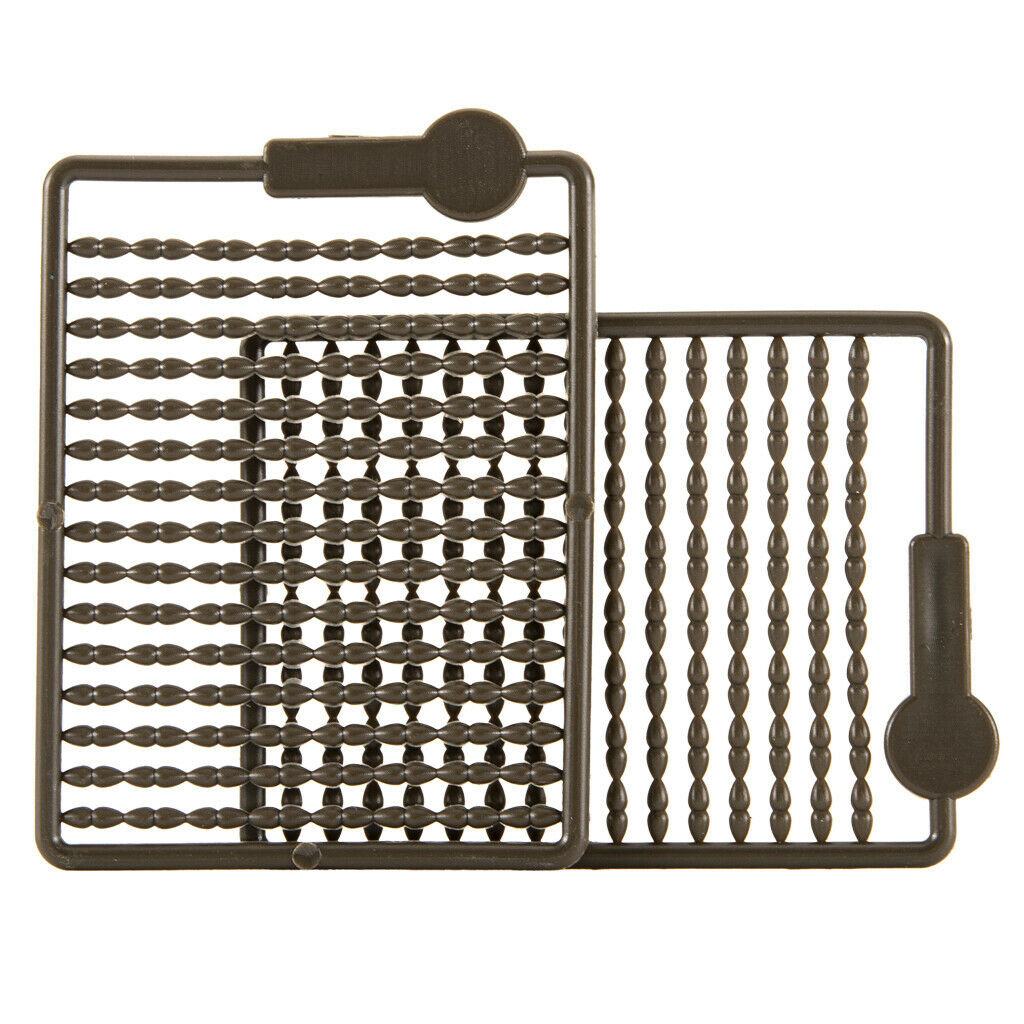 20 Cards 2400Pcs Carp Fishing Hair Rig Boilie Bait Dumbell Stops Stoppers