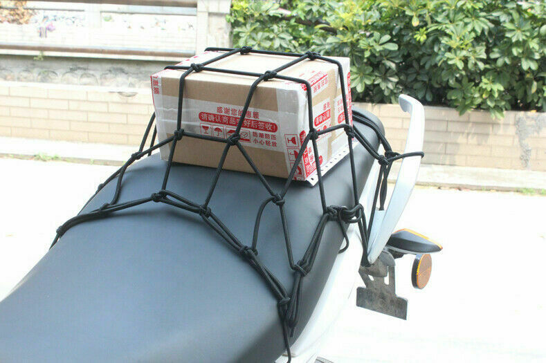 Motorcycle Luggage Rack Tank Fixed Sundries Helmet Storage Resilient 6 Hook Net