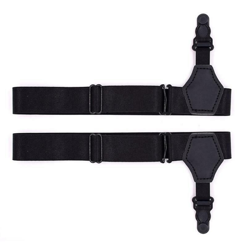 Adjustable Men Sock Single Duck-Mouth Garter Suspenders Braces Clip Belt Hold Up