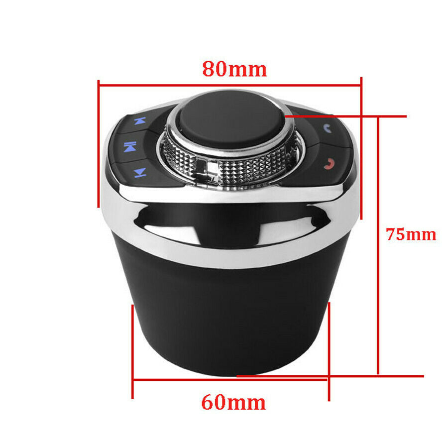 1pc Cup Shape 8User-defined Functions Car Wireless Steering Wheel Control Button