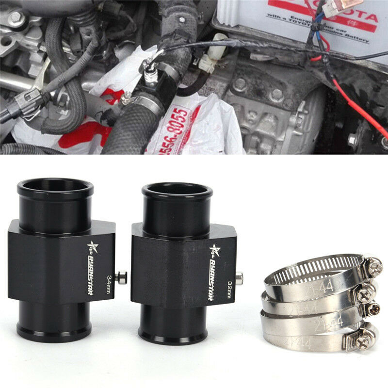 32mm Car Water Temp Joint Pipe Radiator Hose Temperature Gauge Sensor Adapt Qx
