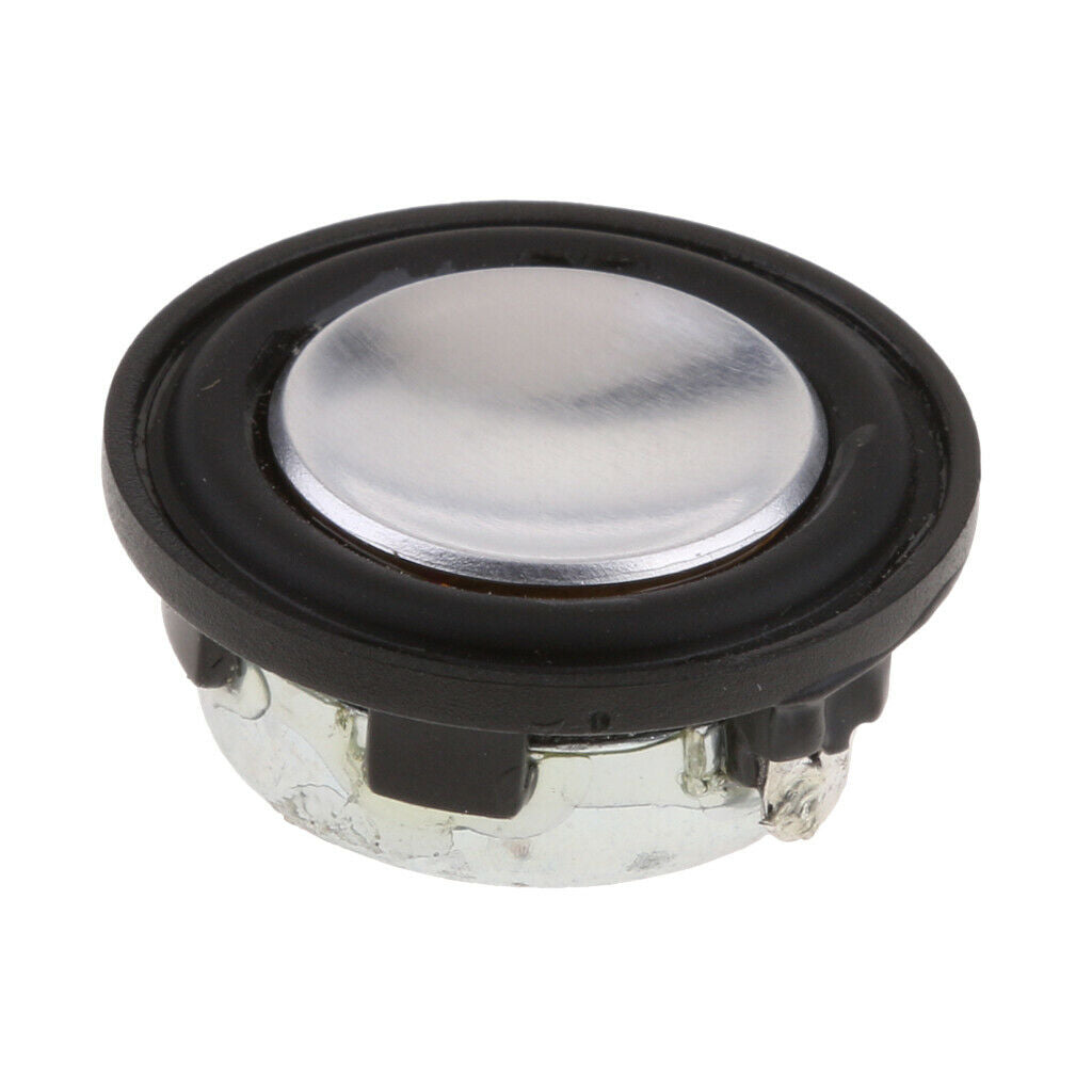 DIY 28mm Mini Stereo Audio Speaker 1" 4Ohm DIY Loudspeaker Hifi NEW Black