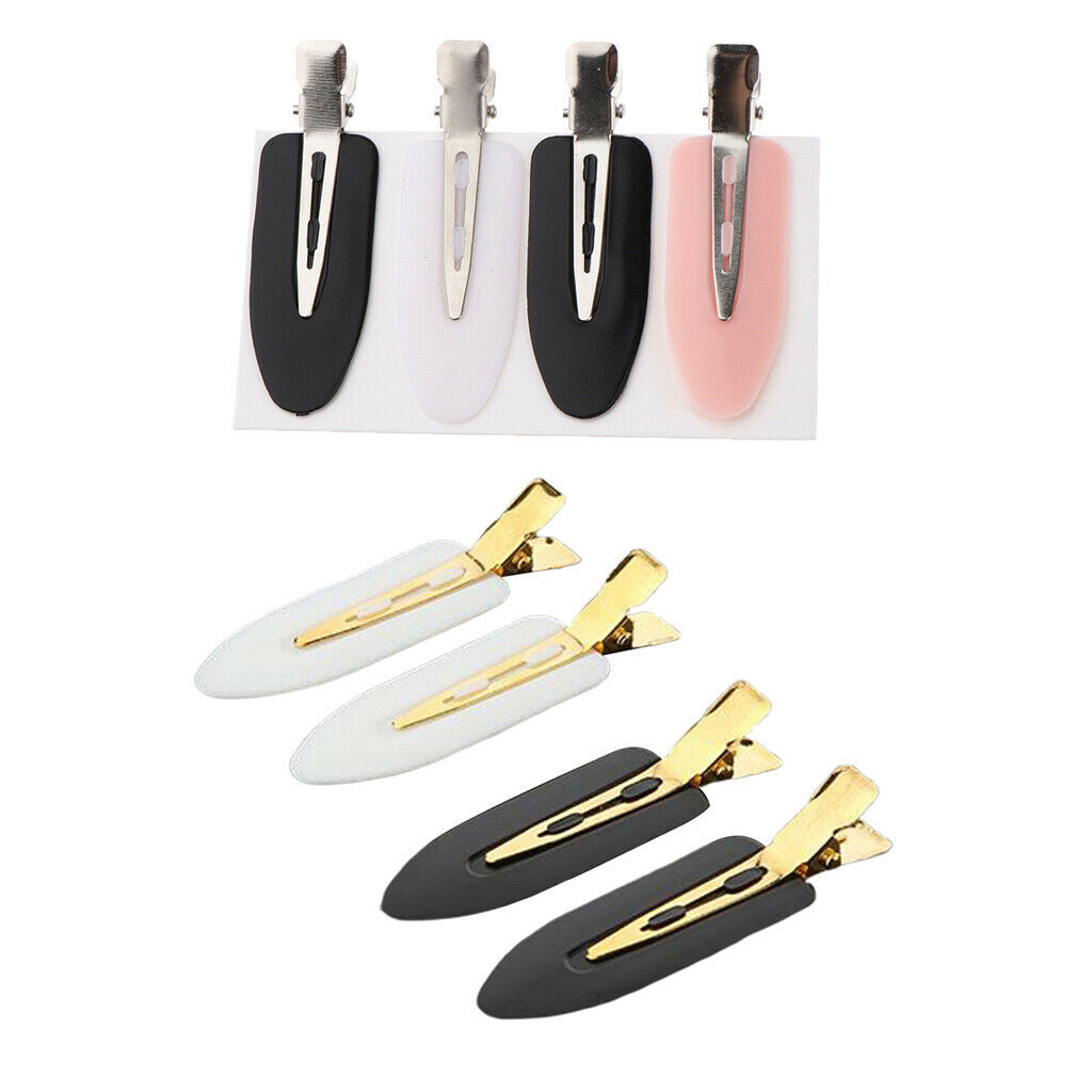8 Pieces Durable No Bend Hair Clips Barrette Women Styling Tool Clamps