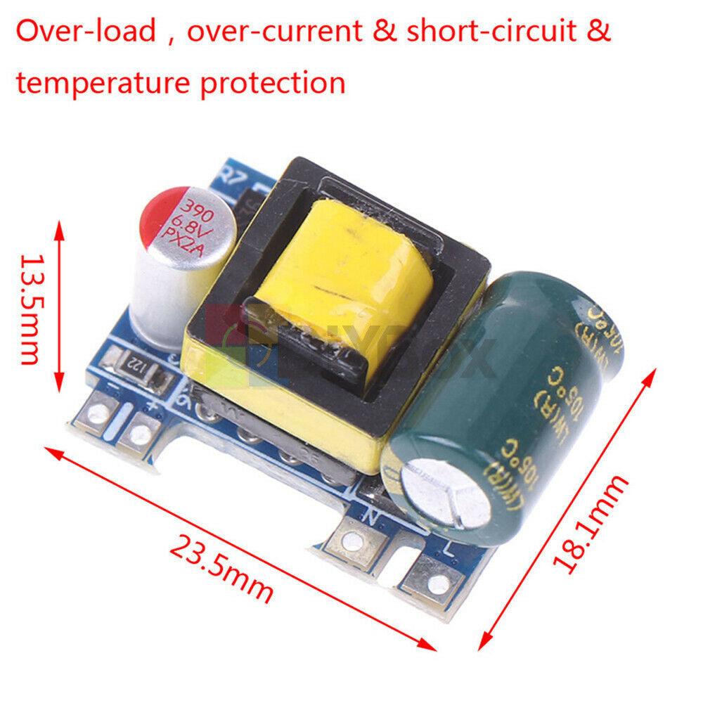 AC-DC 3.3V isolation switch buck power supply module 700mA 220V/110V to 5V