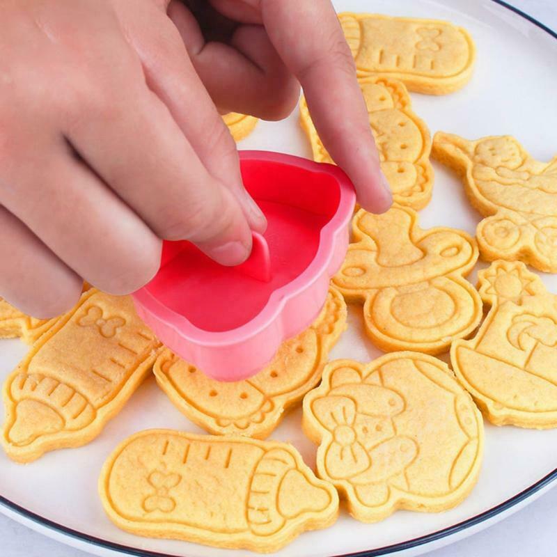 Dessert and Fondant Biscuit Cutters Plastic Material Cookie Cutters Cake Baking