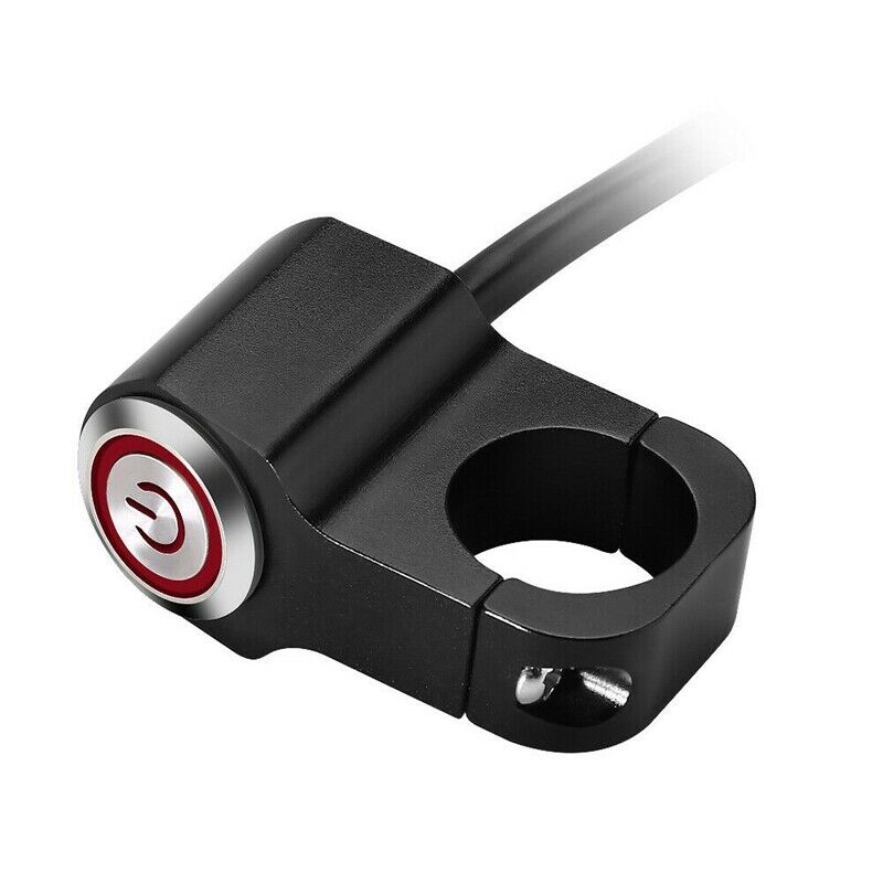Motorcycle 7/8 inch 22Mm Handlebar Power Button Switch Headlight Hazard Brake I9