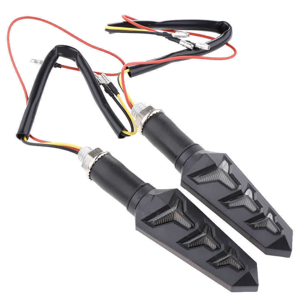 4 x Motorcycle LED Turn Signals Blinker Light For Kawasaki Ninja 250R Z300 Z250