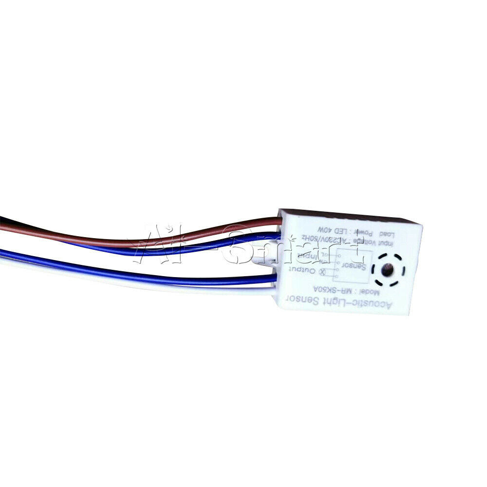 Sound and Light Control Switch Intelligent Infrared Sensor Voice Light NEW