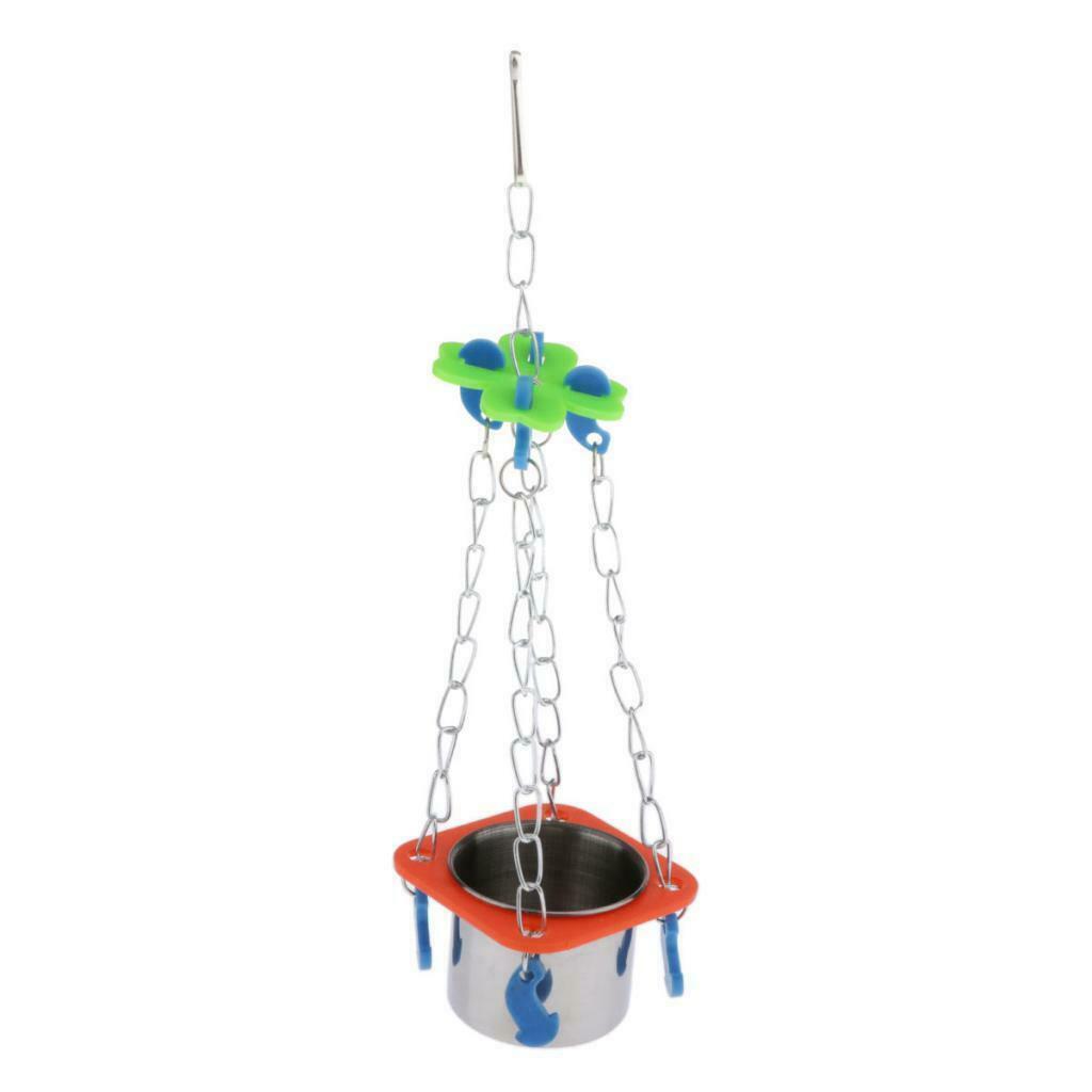 Bird Feeder Waterproof Hanging Dispenser For Gerbils Guinea Pigs 5,8x4,5x27cm