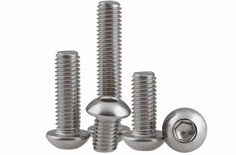 96Pcs M2 M3 M4 M5 M6 Stainless Steel Allen Button Dome Socket Head Screws Bolt