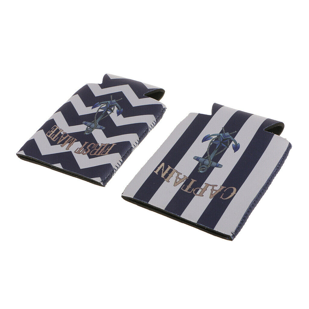 2 Pcs. Bottle Cooler Neoprene, 12.5 X 10 Cm