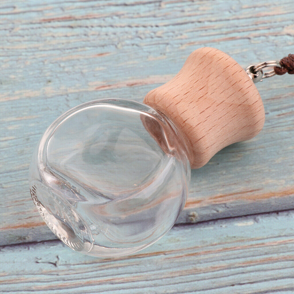 20Pack Empty Charm Car Hanging Perfume Bottle Essential Oil Bottle Pendant