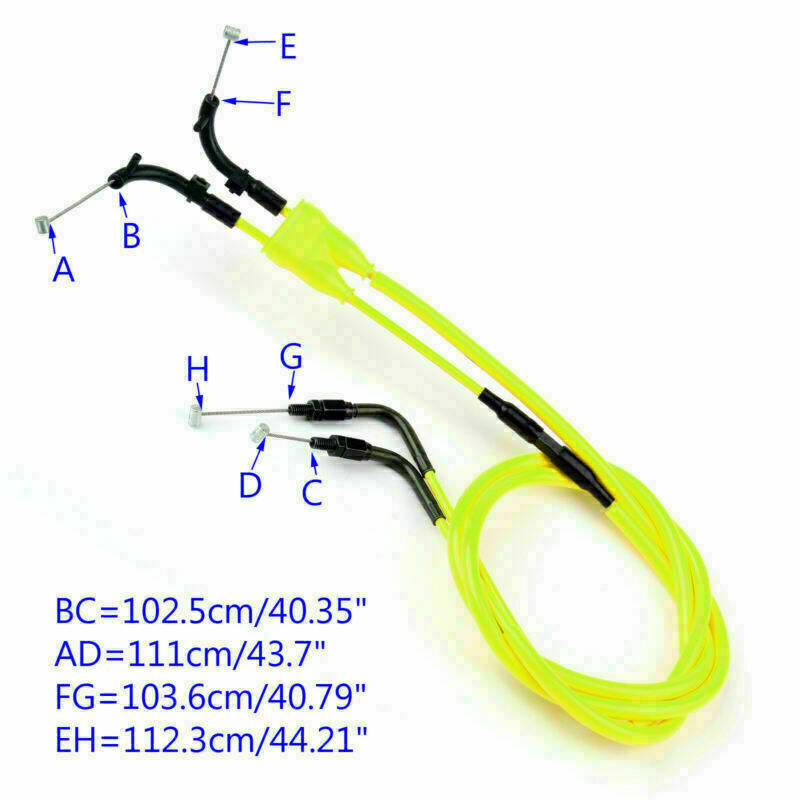Motorcycle Throttle Cable Push/Pull Wire Fit For Yamaha 14-17 MT-09 MT 09 YE CN