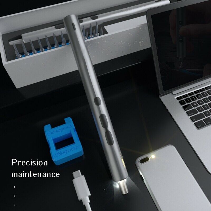 28 in 1 Precision Electric Screwdriver Set for Phone Laptop Magnetic Lithium BT4