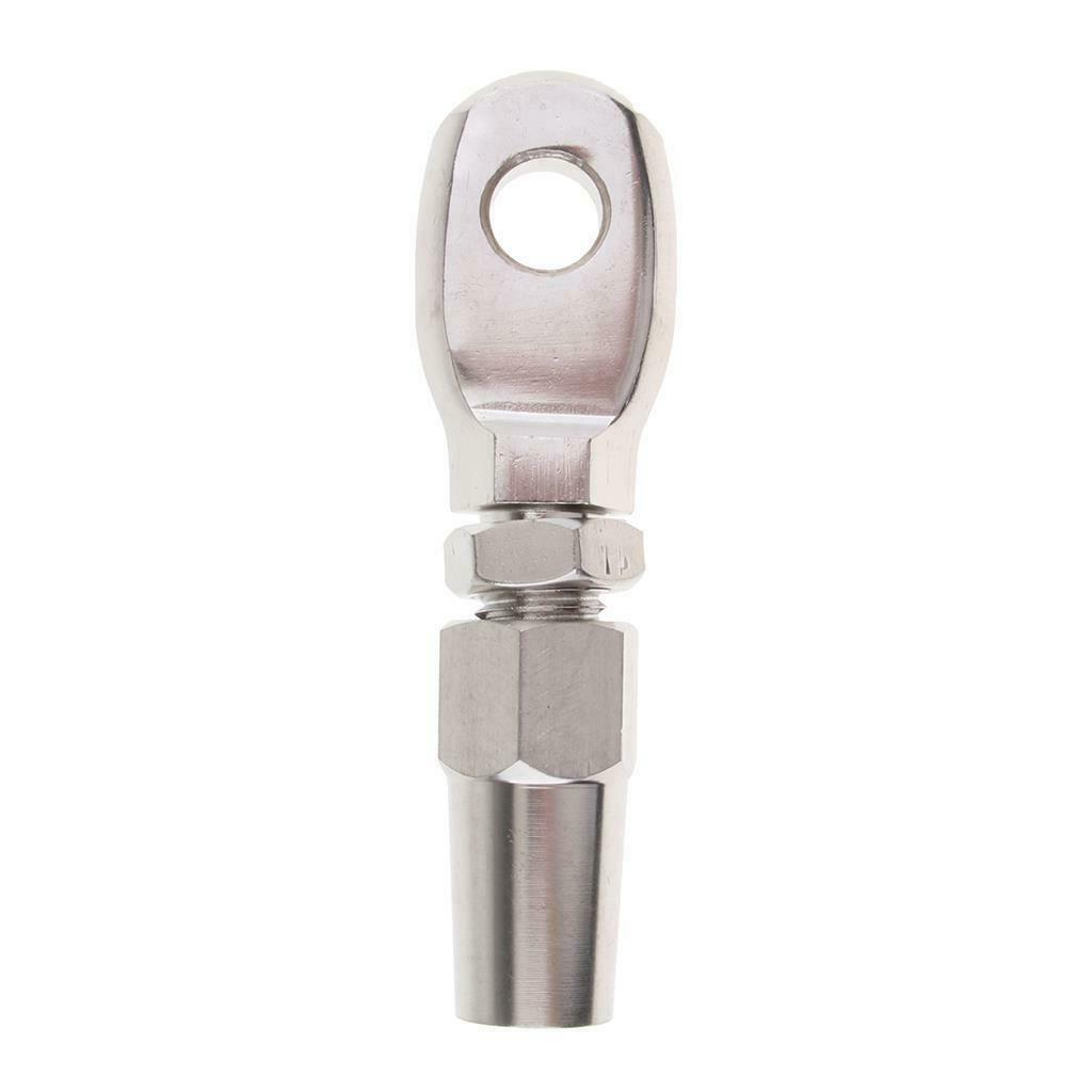 10mm Stainless Steel Wire Rope Swageless Eye Terminal End Fitting