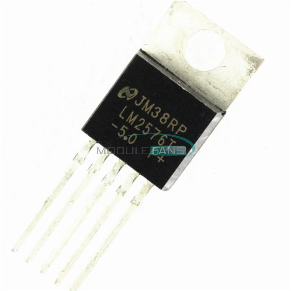 10PCS 5.0V 3A TO220-5 LM2576T-5.0 LM2576 IC REG BUCK M