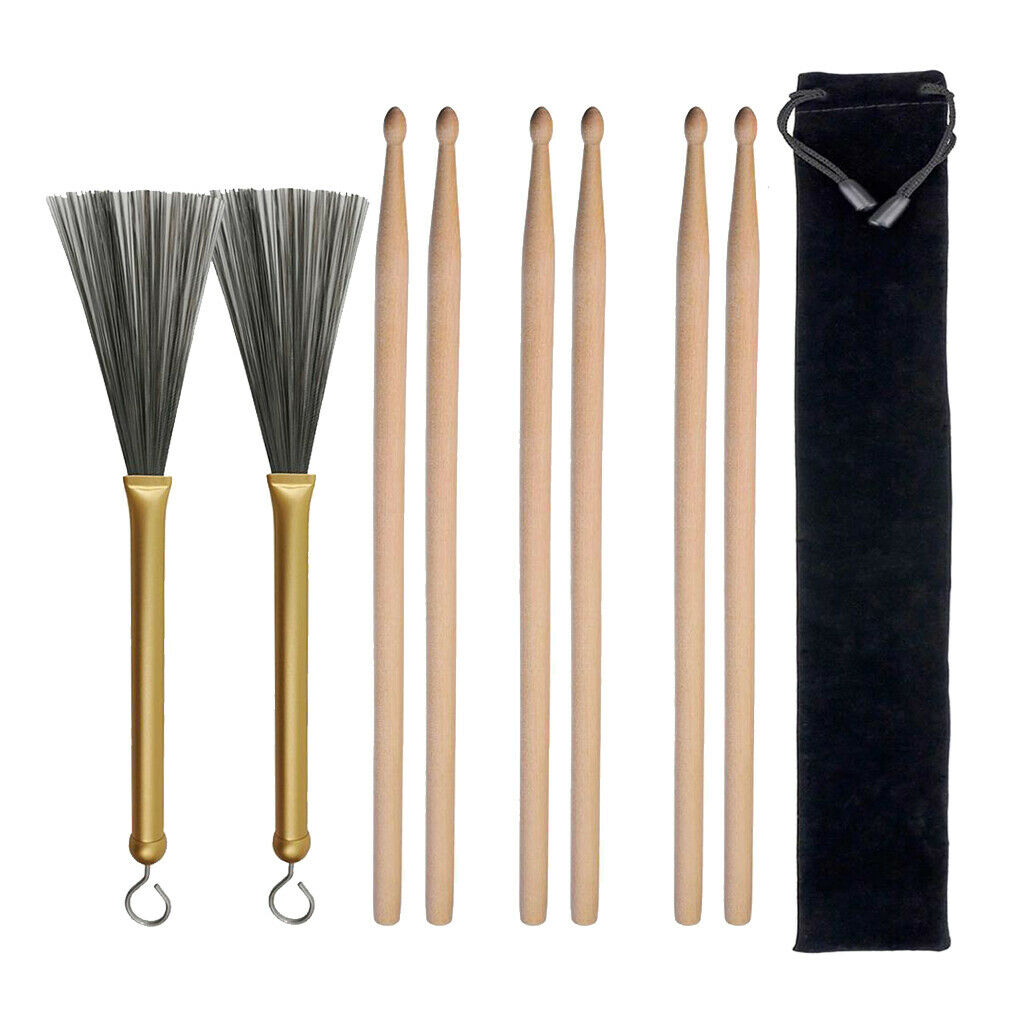 3 Pairs Of 5A Drumsticks Drum Sticks, Drumsticks, Drum Stick With A Waterproof