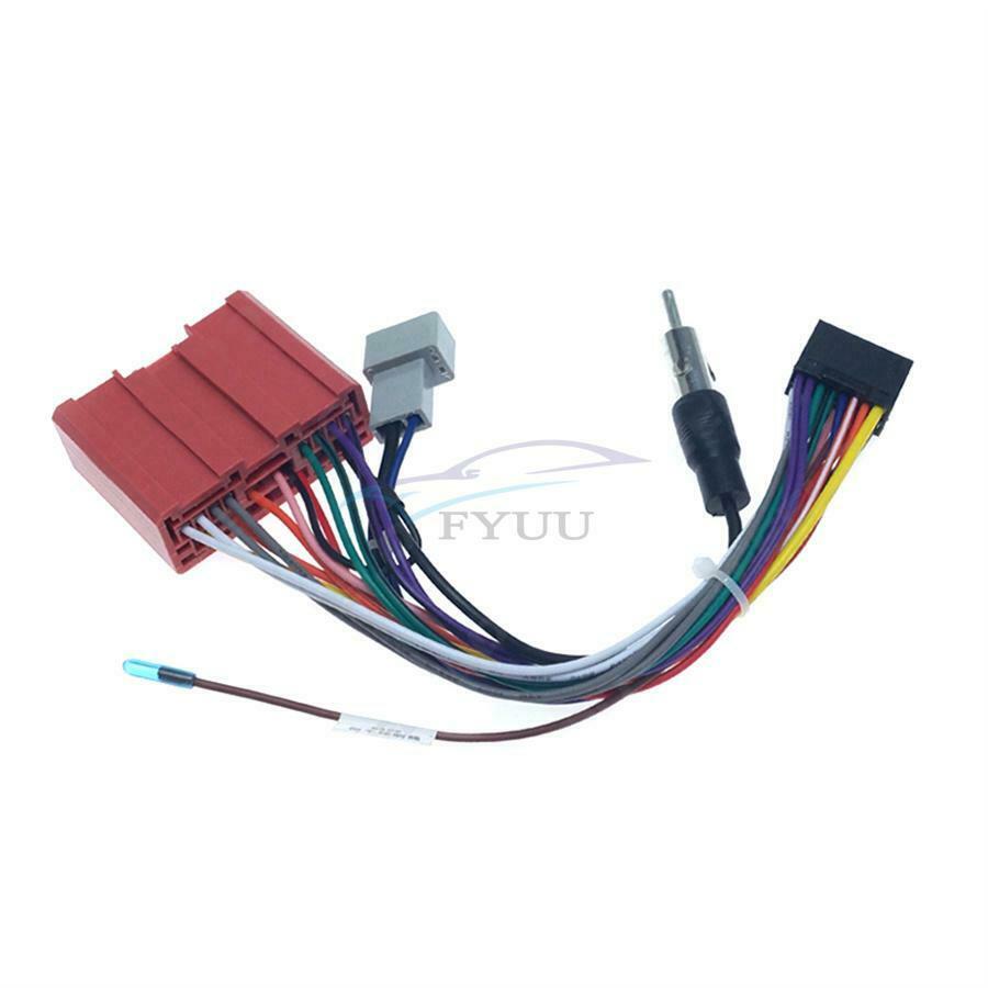 For Mazda 2/3/6 2008+ 1Set 16PIN Car Aftermarket Radio Audio Power Cable Adaptor