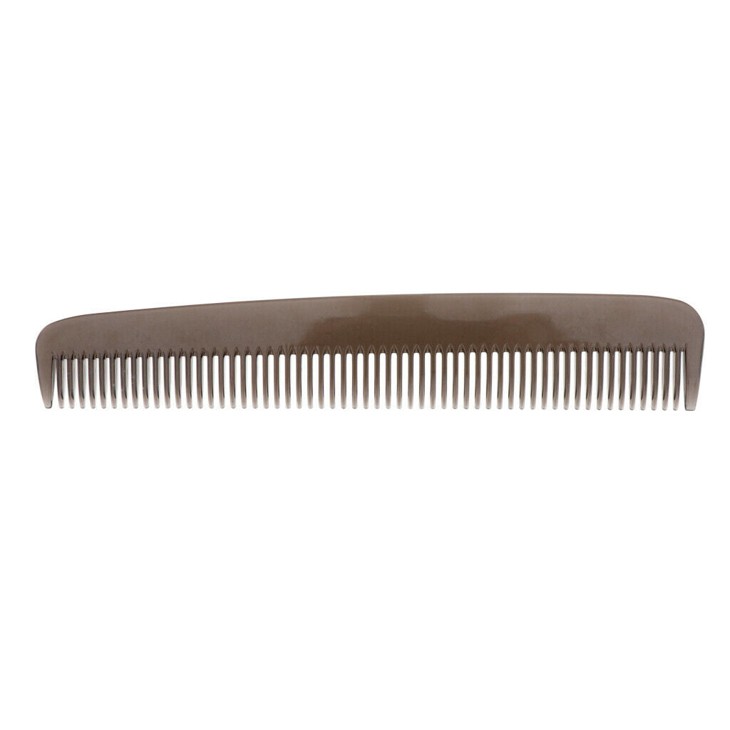 Salon Hair Cutting Styling Fine Tooth Comb Plastic Beard Grooming Comb Grey