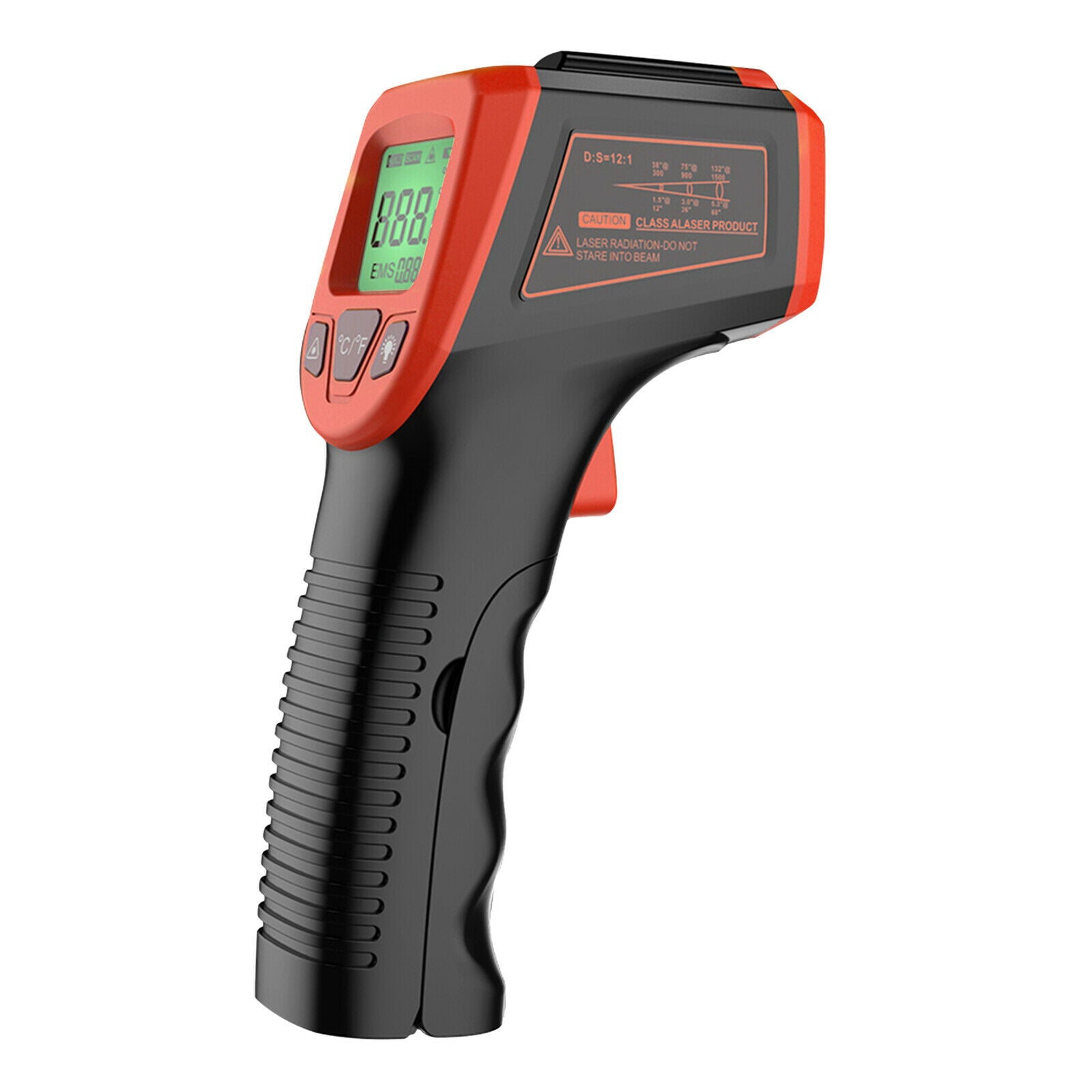 Digital thermometer infrared hand temperature gun contactless red