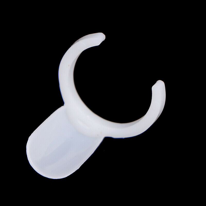 50x nail t ring color cd display bod plastic nail t practice ringSet^.l8
