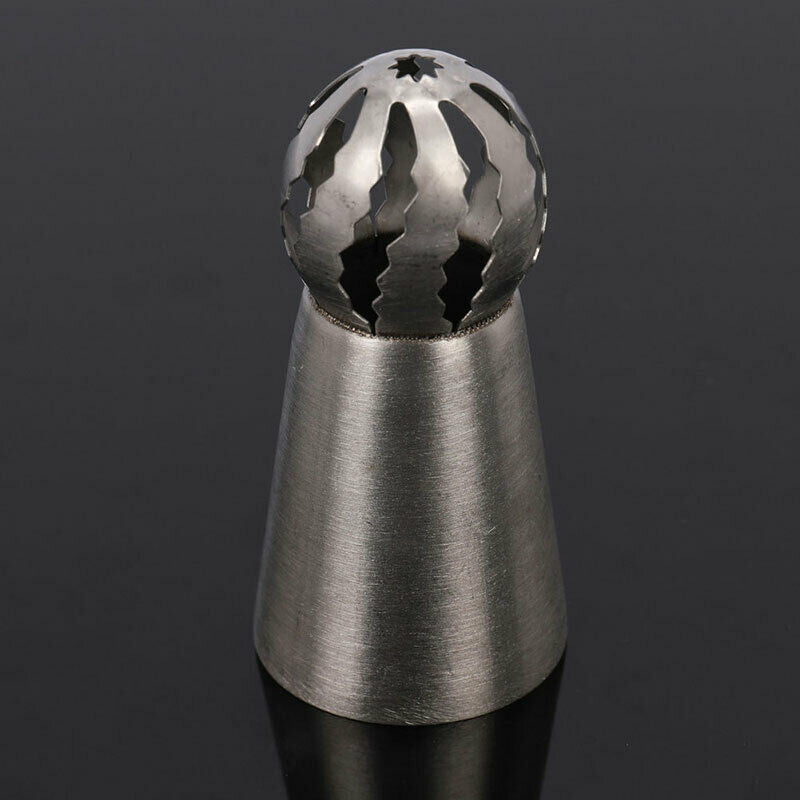 Russian Piping Nozzle 5 Styles Sphere Ball Icing Confectioners Pastry Sug.l8