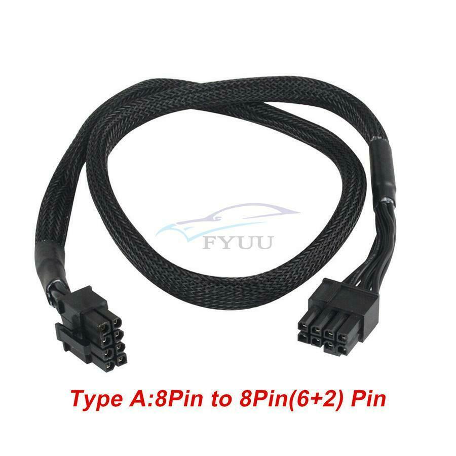 8PIN To 8PIN (6+2) PIN PCIE VGA Power Supply Cable For EVGA G2\G3\B2\B3 Series