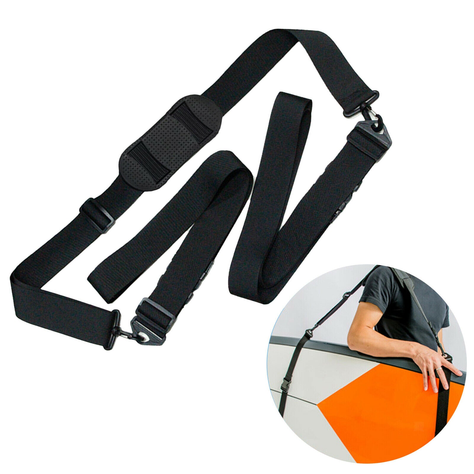 Adjustable Surfboard Shoulder Carry Sling Kayak Strap Board Accessories