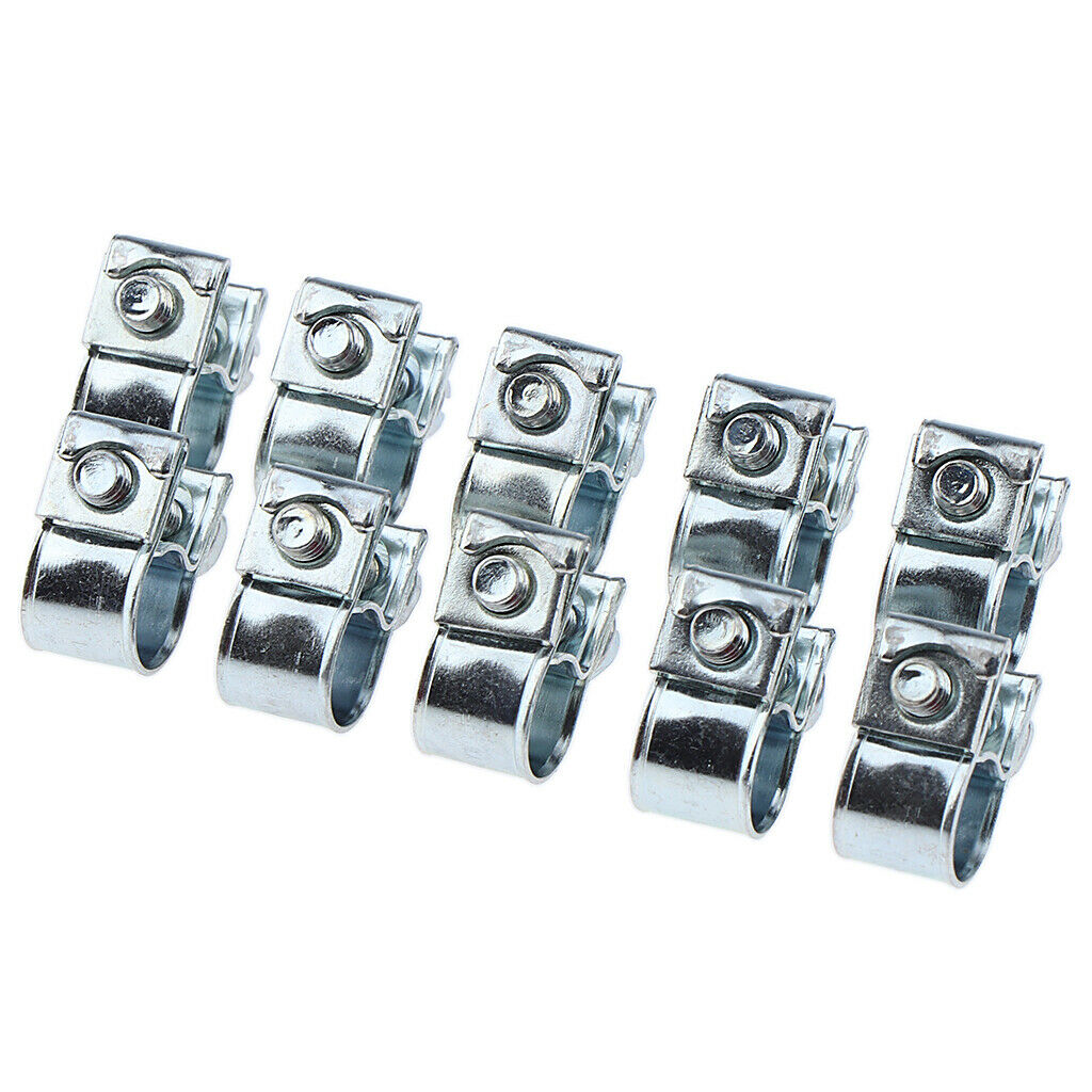 20pcs  Hose Clamps Fuel Line Pipe Clip 6-8mm / 8-10mm