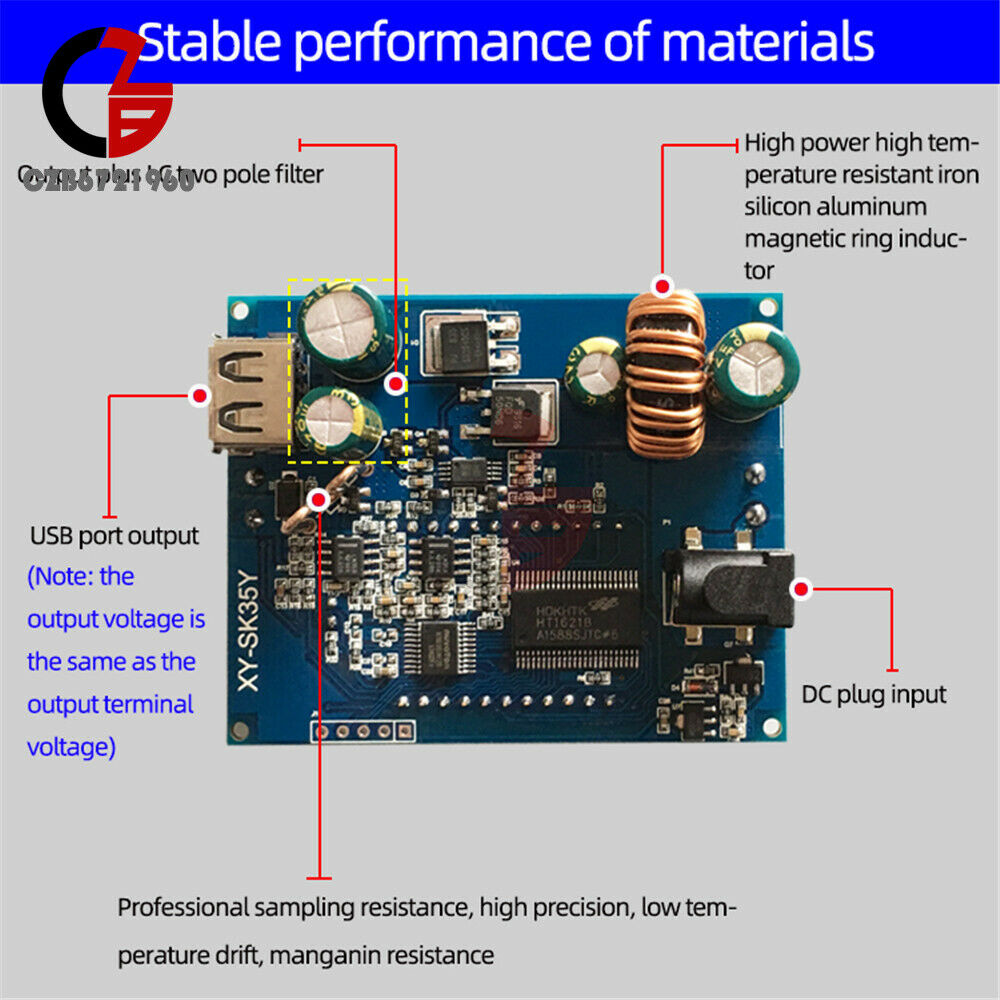 Boost Buck Step-Down Constant Voltage Current Power Module 5V 12V 24V DC 5.0-30V