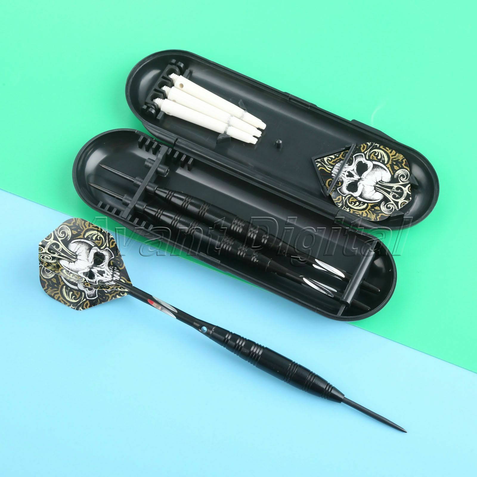 3pcs 23g Professional Darts With Nice Dart Flight &Storage Box Office Play Relax