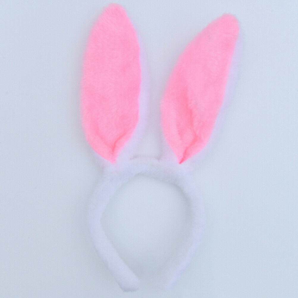 Halloween Christmas Costume Rabbit Bunny Ears Headband Cute Plush Hair Band@BDA
