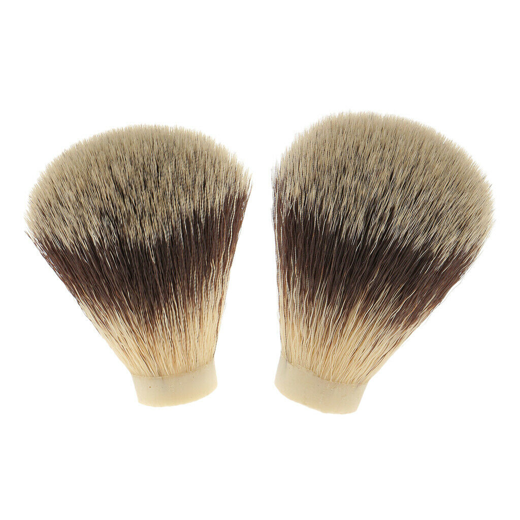 2Piece Shaving Brush Knot for Men Salon Hair Ramoval Cutting Dust Cleansing