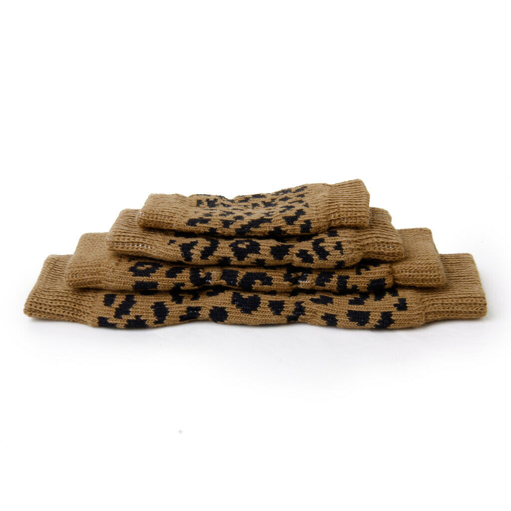4pcs Elastic Pet Dog Leg Warmer Socks Sleeves Protectors