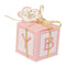 Patterned Ribbon Paper Box Boy Party Favor Gifts Candy Packing Boxes Pink