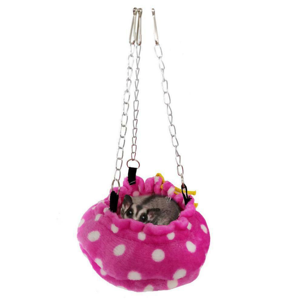 3 lot Soft Warm Small Pet Cage Hammock Hamster Cozy Nest Hamster Birds