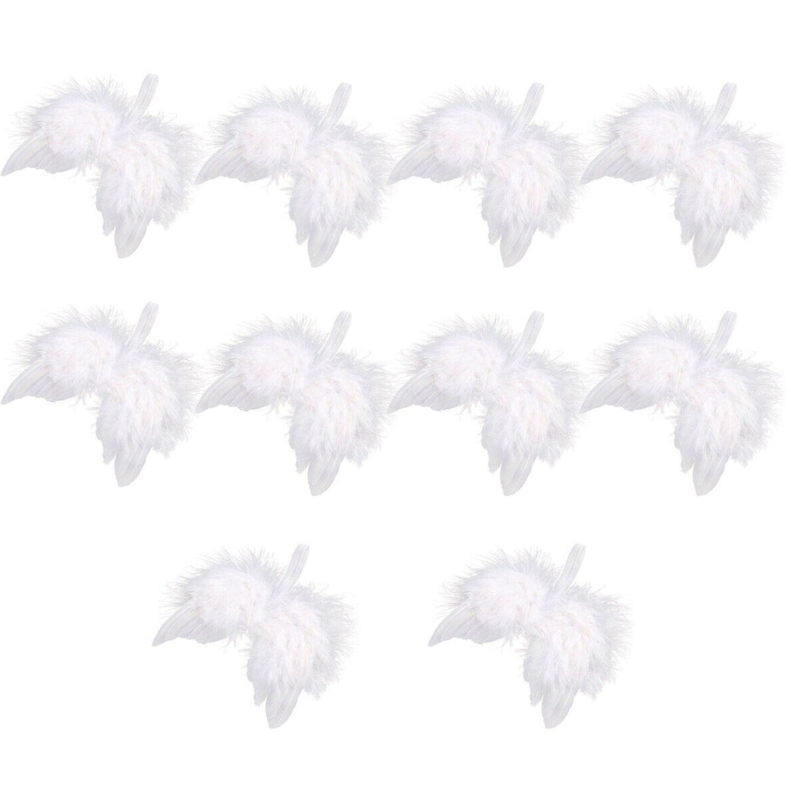 10 Feather Angel Wing Christmas Decoration Wedding Living Room Window Decorating