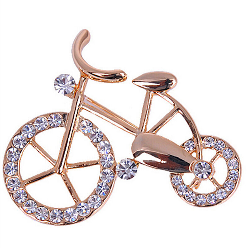 New Brooch Pin Fashion Bike Buckle Bicycle Pectoral Flower Gift Brooches PinsDD