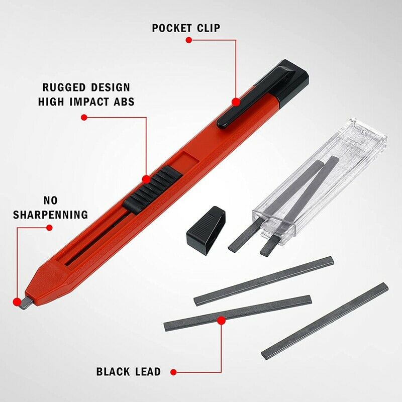 3 Sets Of Mechanical Carpenter'S Pencil Practical Marking Tools, Suitable for J5