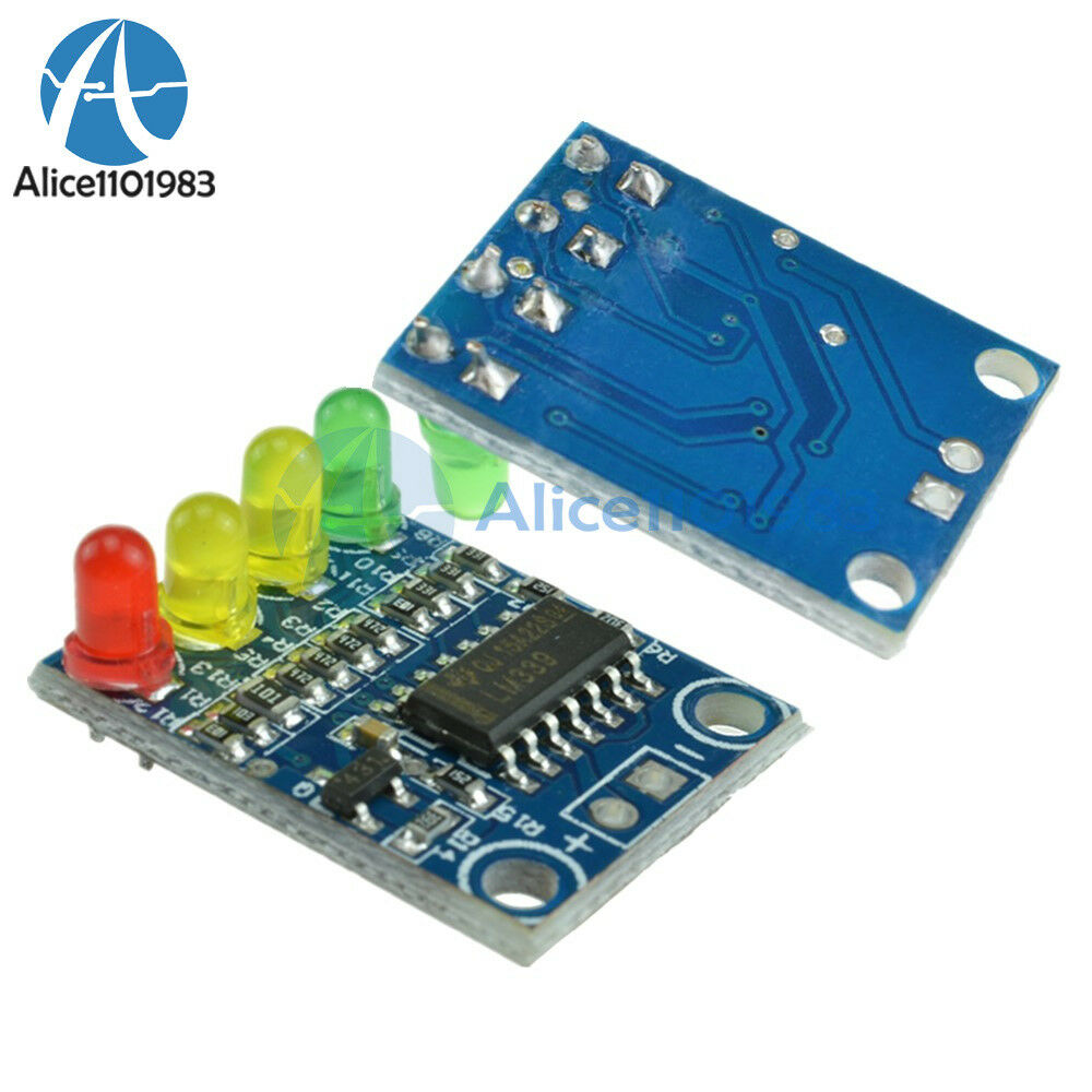 12V Electric Quantity 4 Power Indicator Battery Detection Module For Arduino