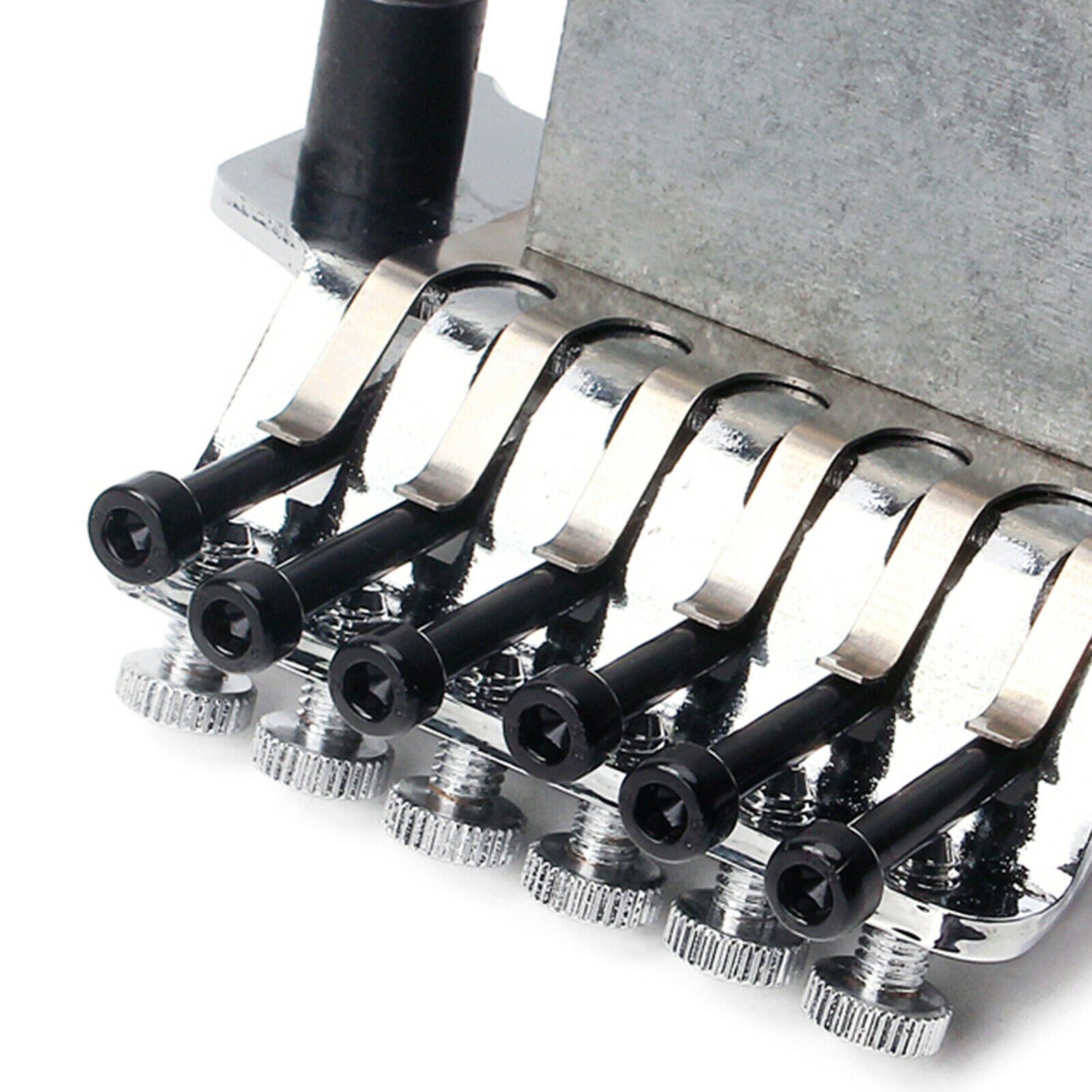Double Locking Tremolo Bridge System Set For Electric Guitar Parts, Chrome, Easy