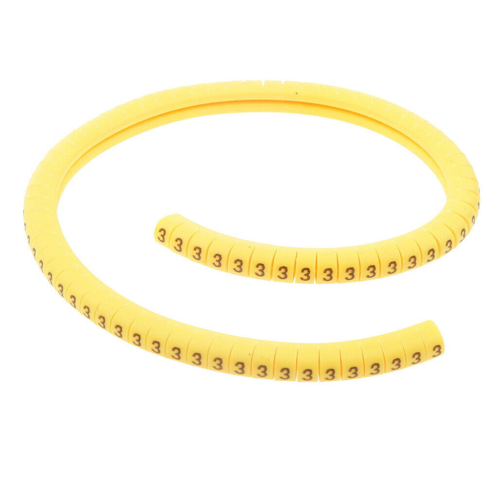 Accessories - Cable Management - Cable Marker Cable Sleeves Number 3 Pack of 100