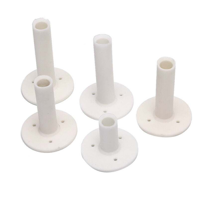 5pcs/set White Golf Rubber Tee 5 Different Size Tees Holders Rubber T bGlo SJ