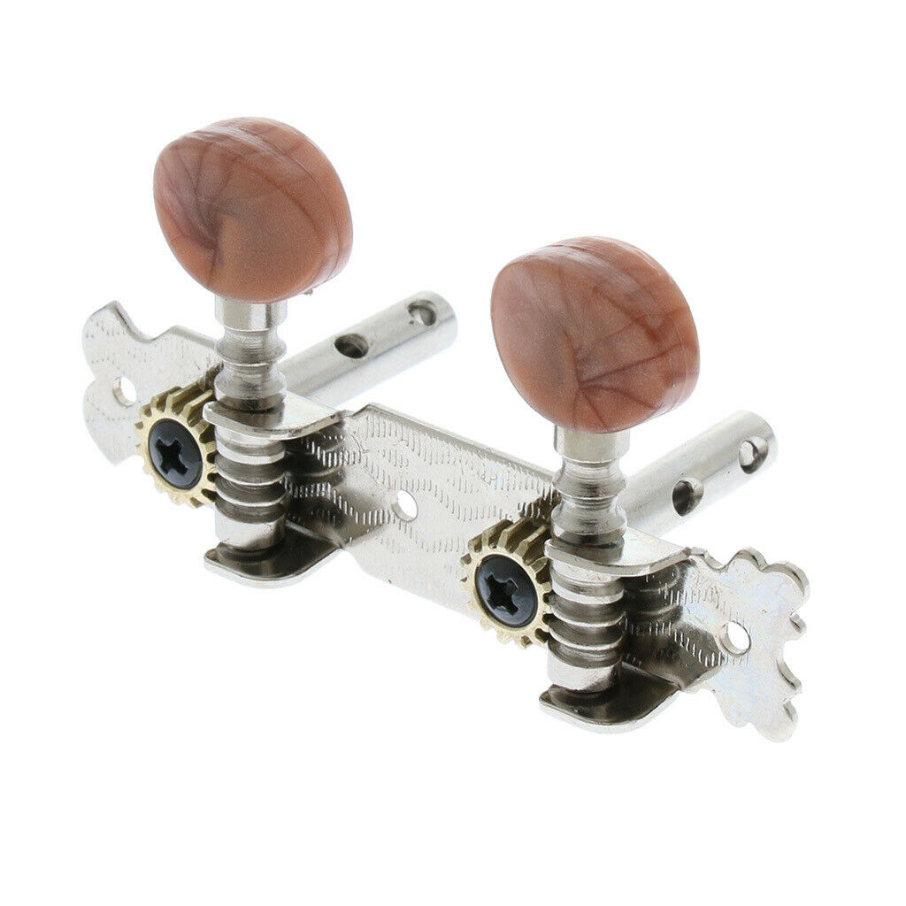 4 Pieces Tuners Knobs Strings Tuning Tuner For Folk Acoustic Guitar, 2R 2L