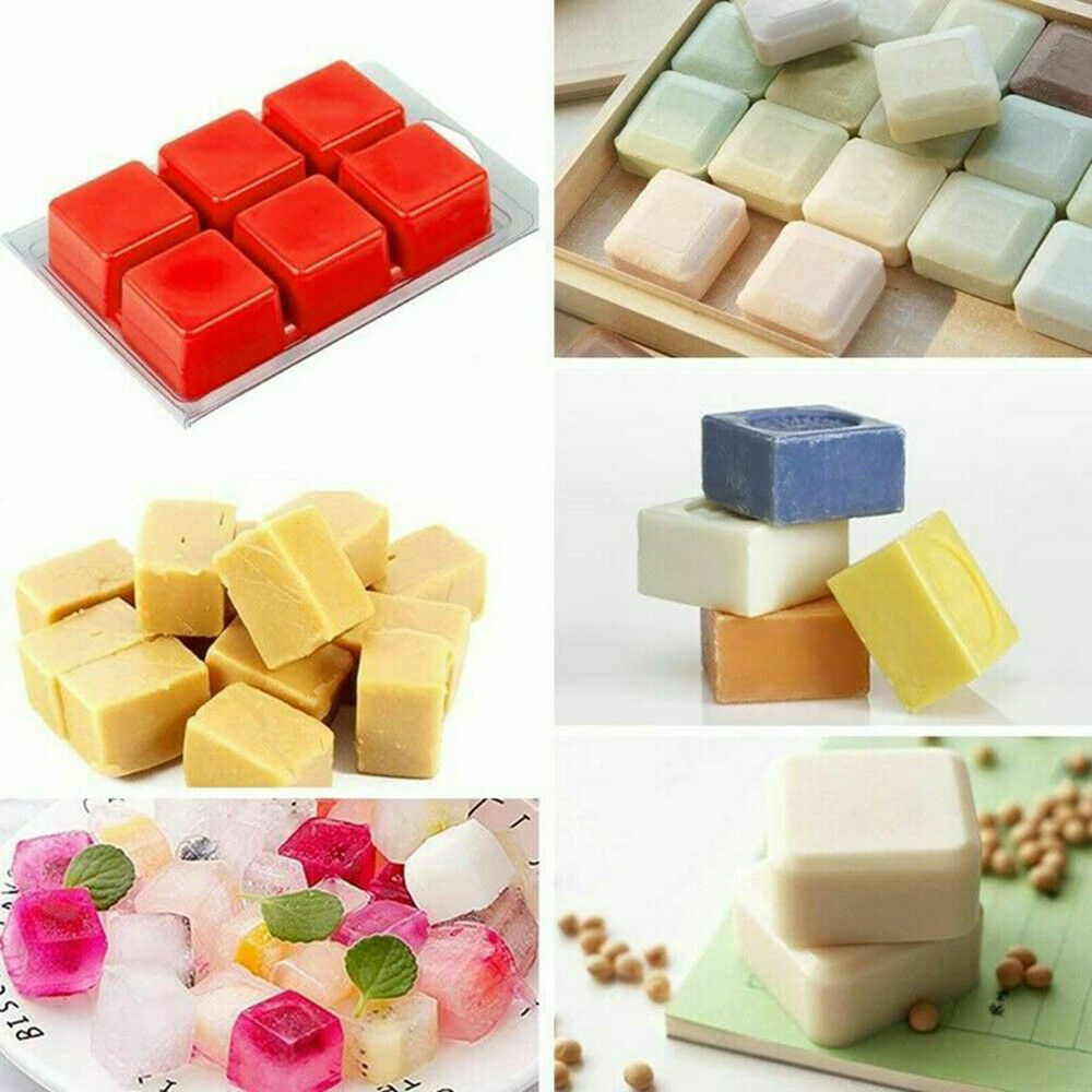 20 Packs Wax Melt Molds Plastic Wax Melt Clamshells for Wickless Wax Melt Candle