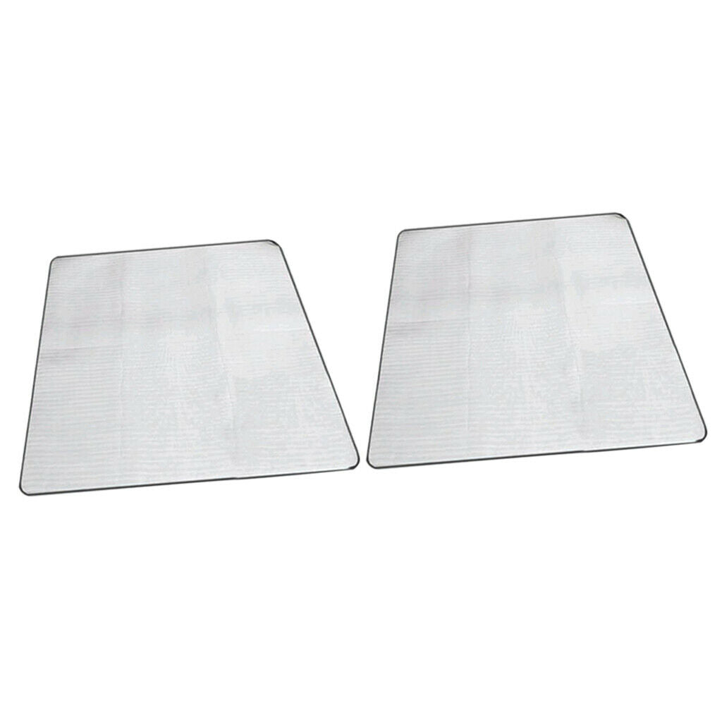 2pcs Aluminum Foil Sleeping Mattress Mat Pad Camping Picnic Ground Sheet 200x200
