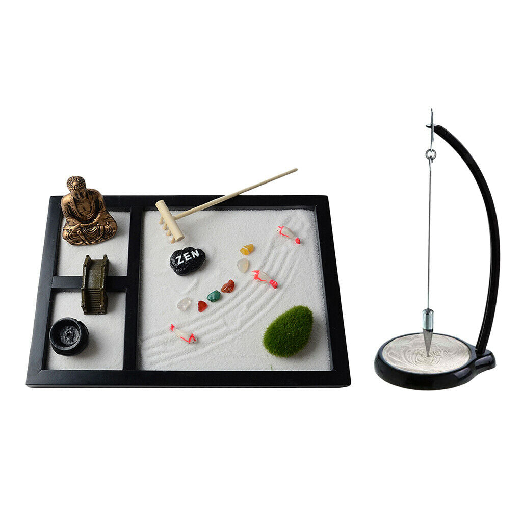 Gravity Sand Pendulum Table Painting Desktop Toys With  Garden Sand Tray
