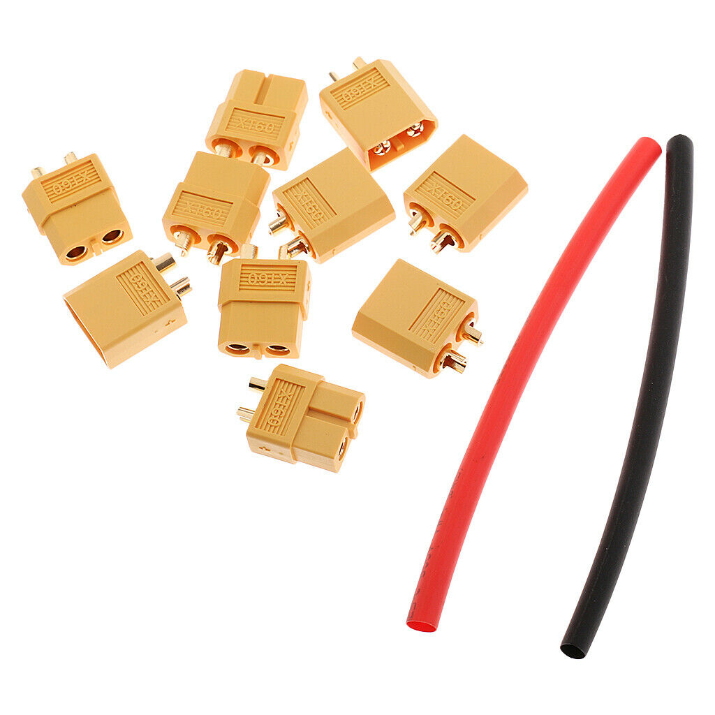 5 Pairs XT-60 Male+Female  Connectors Plugs Jack for RC Lipo Battery