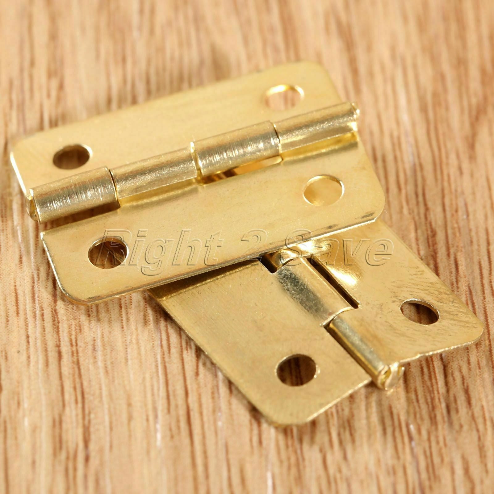 Mini Golden Hinges Jewelry Box Furniture Cabinet Case Hardware Hinges Decorative